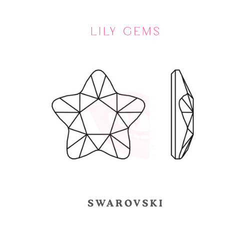 Flower star "CRYSTAL AB"